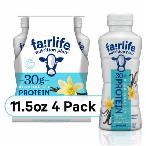 Fairlife Nutrition Plan Vanilla Protein Nutrition Shakes