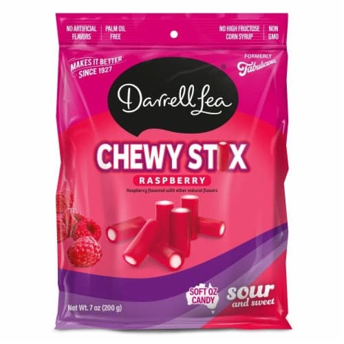 Darrell Lea Candy Raspberry Stix