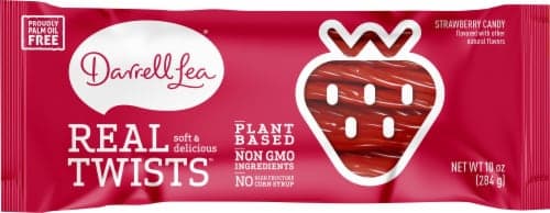 Darrell Lea Real Twists Strawberry Candy