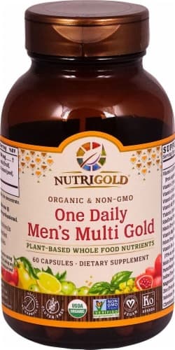 Nutrigold Organic One Daily Men'S Multi Gold Capsules