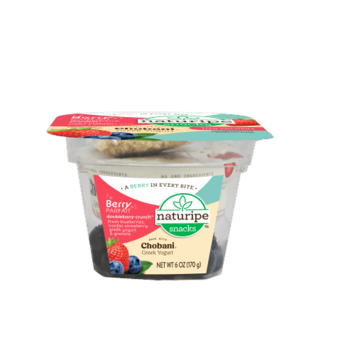 Naturipe Doubleberry Crunch Berry Chobani Greek Yogurt Parfait