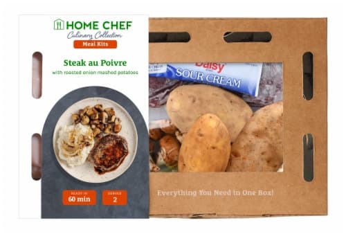 Home Chef Meal Kit Steak Au Poivre