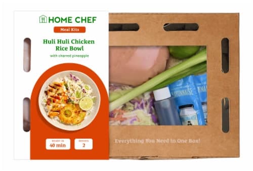 Home Chef Meal Kit Huli Huli Chicken Rice Bowl