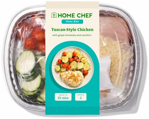 Home Chef Oven Kit Tuscan Chicken With Roasted Grape Tomatoes And Crispy Zucchini