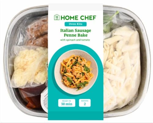 Home Chef Oven Kit Creamy Italian Sausage Penne Bake