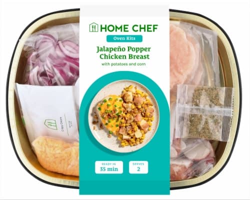 Home Chef Oven Kit Jalapeno Popper Chicken Breast With Crispy Onions And Roasted Potatoes