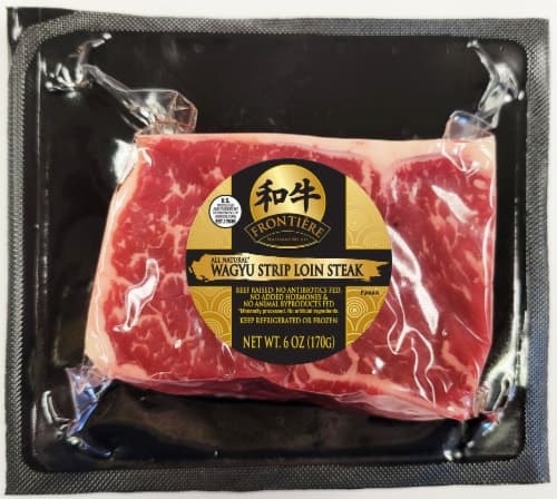 Frontiere Natural Meats Wagyu Beef Strip Loin Steak