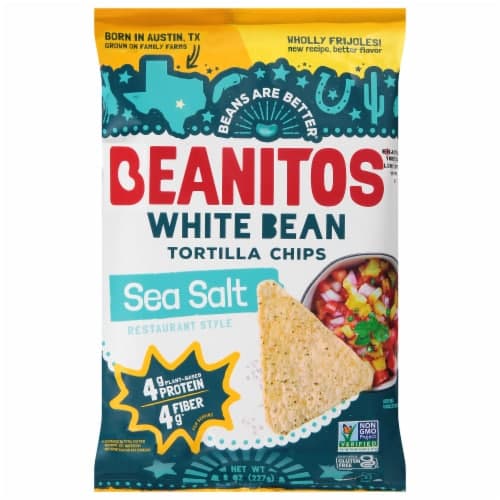 Beanitos Restaurant Style Sea Salt White Bean Tortilla Chips