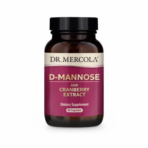 Mercola D-Mannose And Cranberry Extract Supplement Capsules