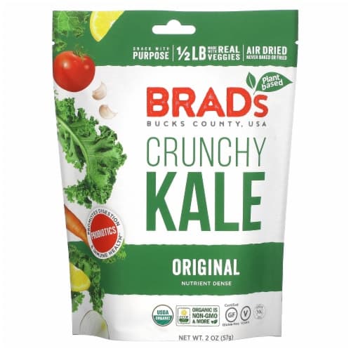 Is it Nutmeg Free? Brad's Crunchy Kale Original Probiotic Gluten Free Organic