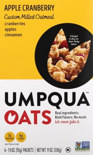 Umpqua Oats Insane Grains Apple Cranberry Crisp With Quinoa & Chia Oatmeal