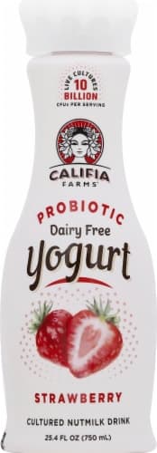 Califia Farms Strawberry Probiotic Dairy Free Yogurt Drink