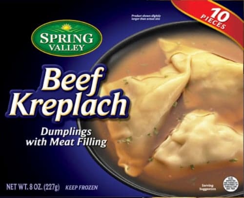 Spring Valley Beef Kreplach Meat Filled Dumplings
