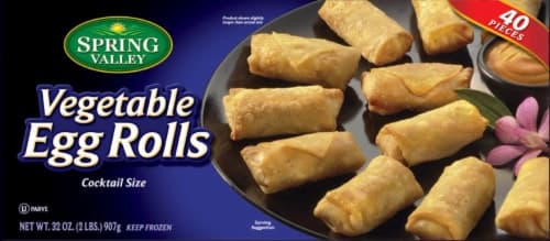 Spring Valley Cocktail Size Vegetable Egg Rolls