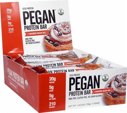 Julian Bakery Pegan Cinnamon Raisin Roll Seed Protein Bar