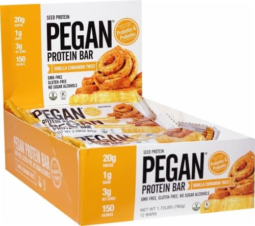 Julian Bakery Vanilla Cinnamon Twist Pegan Seed Protein Bar