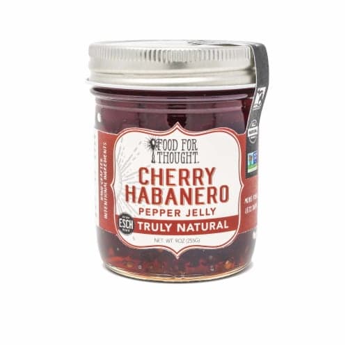 Cherry Habanero Pepper Jelly; All Natural, Gmo Free