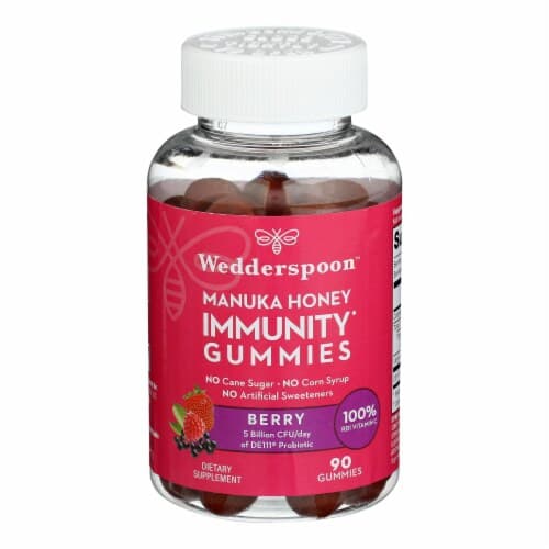 Wedderspoon Berry Manuka Honey Immunity Gummies