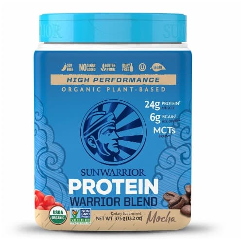 Sunwarrior  Warrior Blend Plant-Based Organic Protein   Mocha