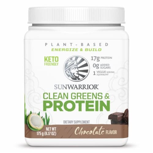 Sunwarrior Chocolate Clean Greens & Protein Supplement