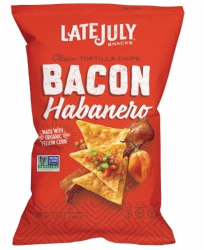 Late July Snacks Organic Bacon Habanero Tortilla Chips