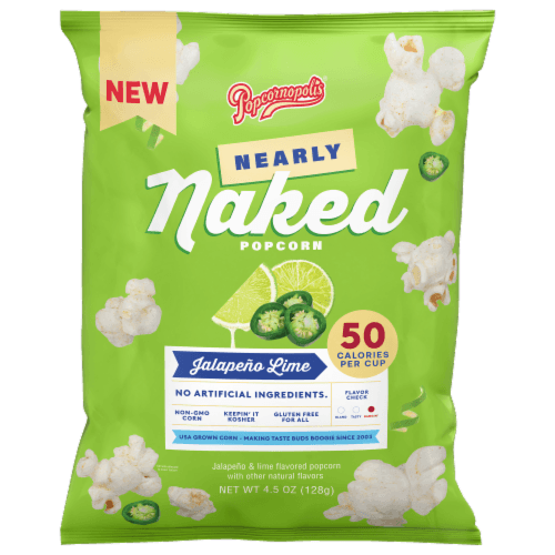 Popcornopolis Nearly Naked Jalapeno Lime Popcorn