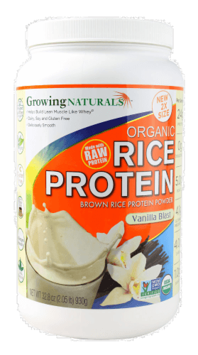 Growing Naturals Rice Protein Powder - Vanilla Blast