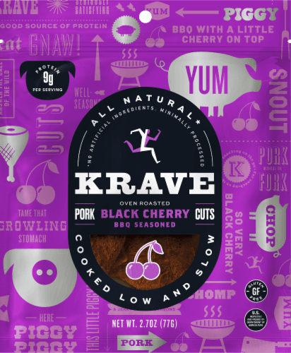 Krave Black Cherry Barbeque Pork Cuts