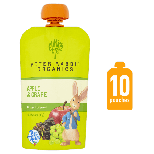 Peter Rabbit Organics Apple & Grape Baby Food Pouch