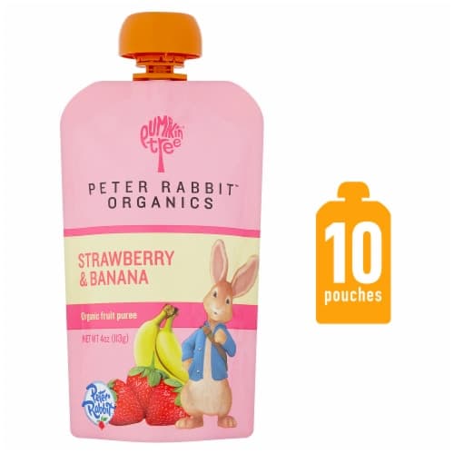 Peter Rabbit Organics Strawberry & Banana Baby Food Pouch