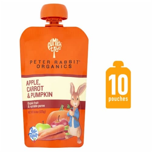 Peter Rabbit Organics Apple Carrot & Pumpkin Puree Baby Food Pouch