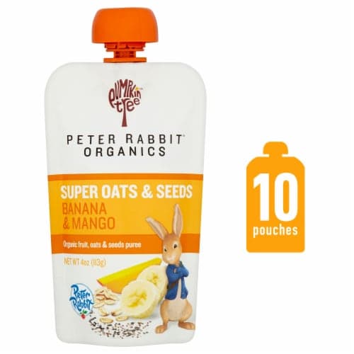 Peter Rabbit Organics Super Oats & Seeds Banana & Mango Baby Food