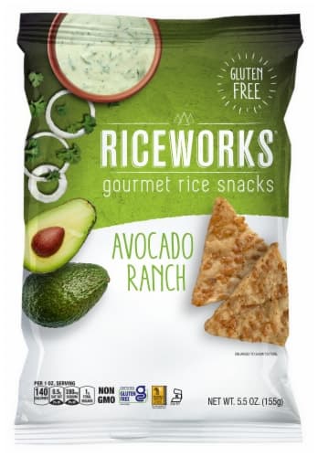 Riceworks Avocado Ranch Gourmet Rice Snacks