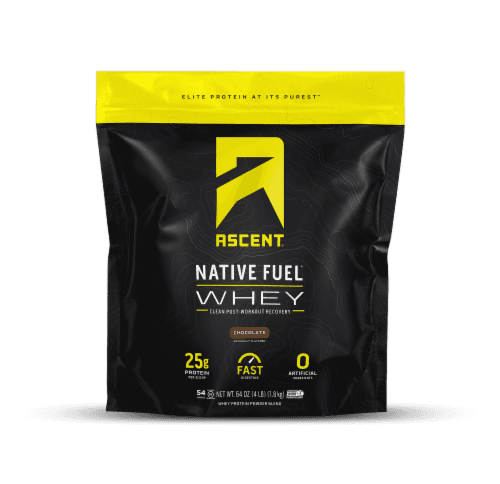 Ascent Native Fuel Chocolate Whey Protein Powder