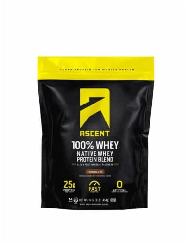 Ascent Native Fuel Chocolate Whey Protein Powder Blend