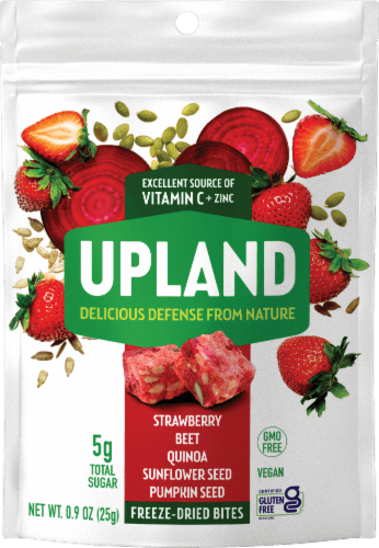 Upland Delicious Defense From Nature Freeze-Dried Bites: Strawberry, Beet, Quinoa, Sunflower Seed, Pumpkin Seed