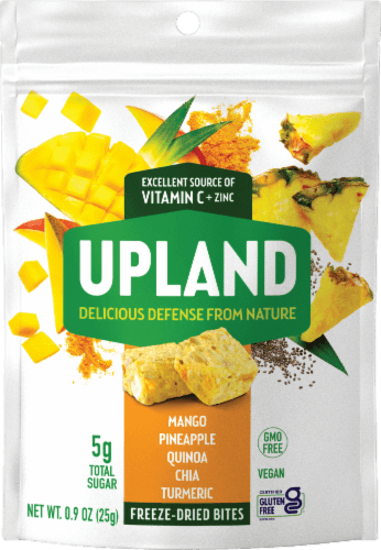 Upland Mango Pineapple Quinoa Chia Turmeric Freeze-Dried Bites