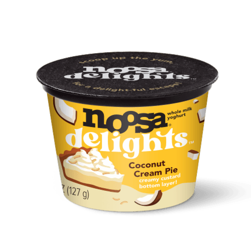 Noosa Delights Coconut Cream Pie Whole Milk Yogurt