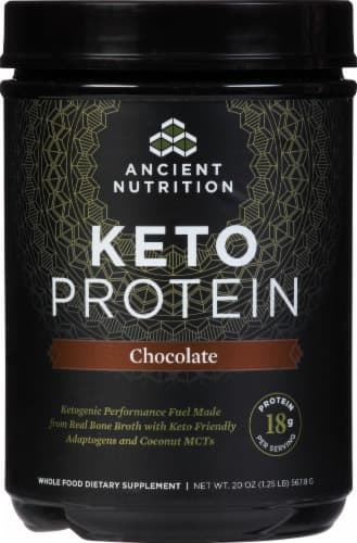 Ancient Nutrition Ketoprotein Chocolate Protein Powder