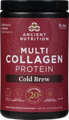 Ancient Nutrition Cold Brew Collagen Multi Collagen Protein Powder