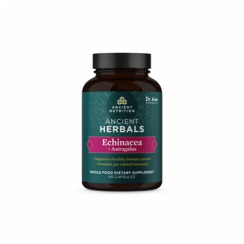 Ancient Nutrition Ancient Herbals Echinacea + Astragalus Capsules