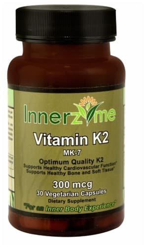 Innerzyme Vitamin K2 Mk-7 Capsules 300Mcg
