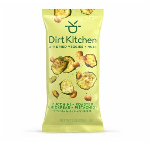 Dirt Kitchen Zuchinni Roasted Chick Peas & Pistachios Air Dried Vegetables
