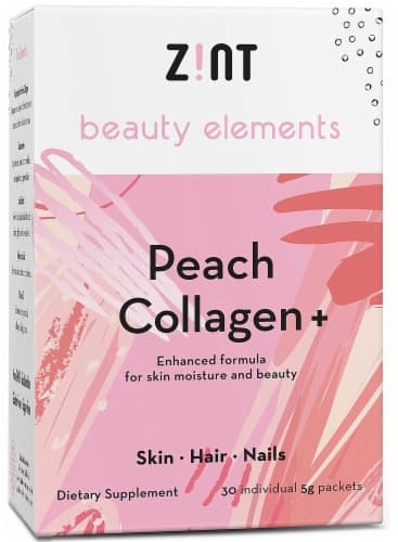 Zint  Beauty Elements Collagen + Enhanced Formula   Peach