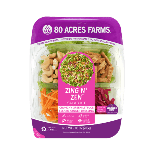 80 Acres Farms Zing N' Zen Salad Kit