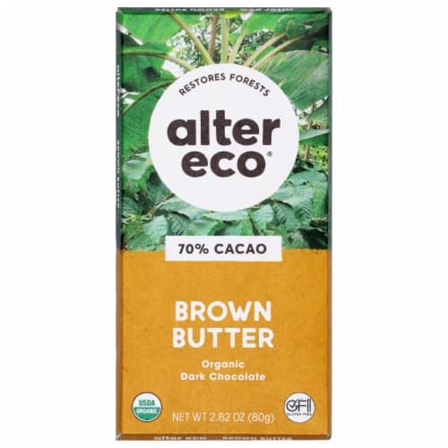 Alter Eco Organic Brown Butter 70% Cacao Dark Chocolate