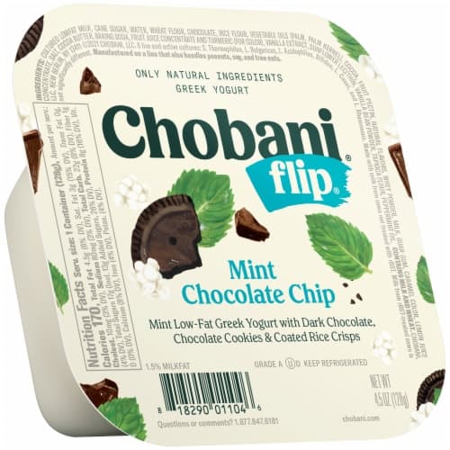 Is it Vegetarian? Chobani Flip Mint Chocolate Chip