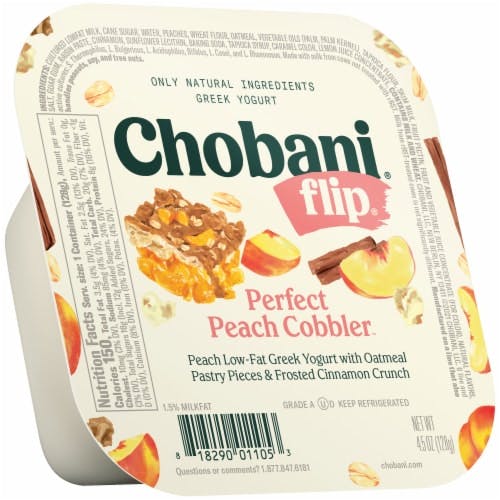 Is it Vegan? Chobani Flip Perfect Peach Cobbler