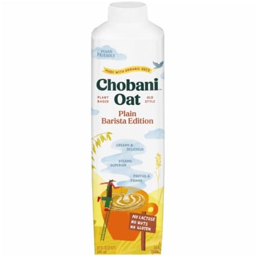 Chobani Oat Milk Plain Barista Edition Oat Drink
