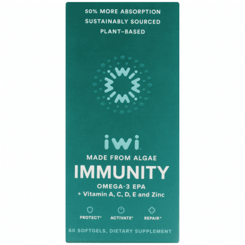 Iwi Algae-Based Immunity Omega-3 Supplement
